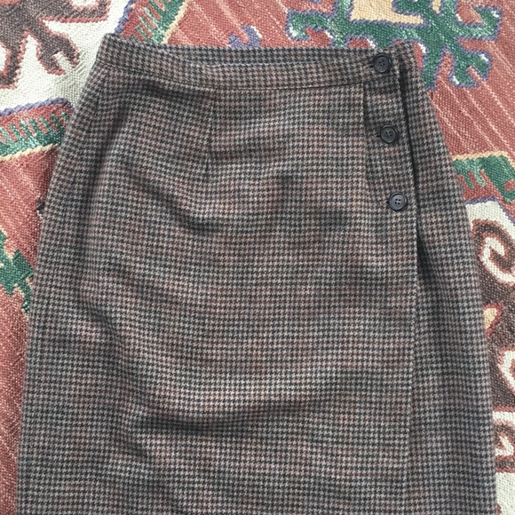 Vintage Dresses & Skirts - Vintage G.H.Bass Long Wool Skirt